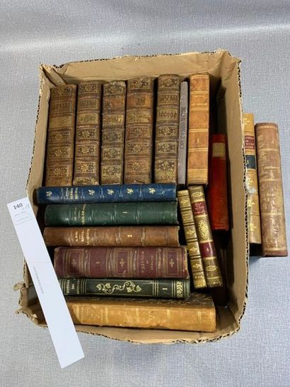 null Un ensemble de 18 volumes reliés XVIIIe et XIXe.