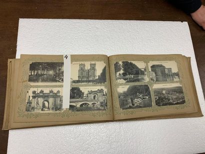 null Un album de cartes postales anciennes. Vues diverses des régions de France.