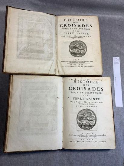 null Maimbourg. Histoire des croisades. 2 volume in-4. Paris,1675-1676.