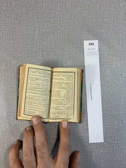 null Tablettes de Bourgogne [par l'abbé Richard]. 1760. 1 petit volume, demi-reliure...