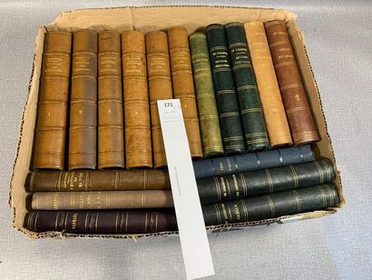 null [Lamartine]. 17 volumes reliés XIXe.