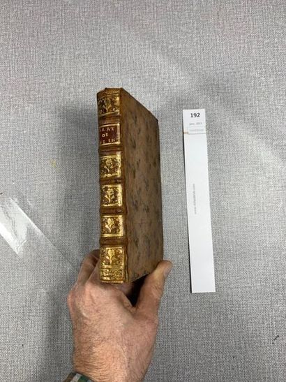 null De Piles. L'art de peinture. Un volume in-12 relié cuir. Paris, 1751.