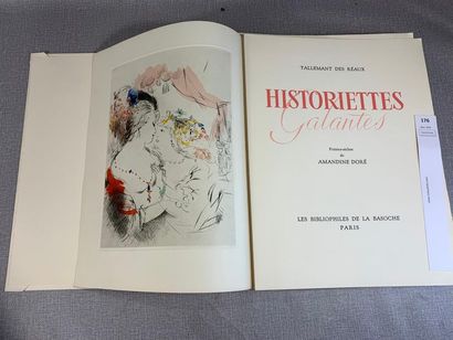 null Tallemant des Réaux. Historiettes galantes. 1 volume in-folio en feuilles sous...