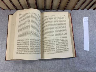 null OEuvres complètes de Saint-Jérôme. 17 volumes reliés demi-toile. Bilingue français-latin....