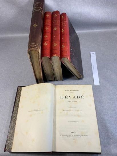 null Un ensemble de 5 volumes XIXe : Atlas de Géographie moderne, Histoire de 8 ans...