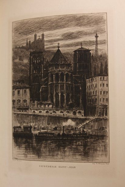 null BLETON (Auguste) : Lyon pittoresque. Illustré de 5 eaux-fortes, 20 lithographies...