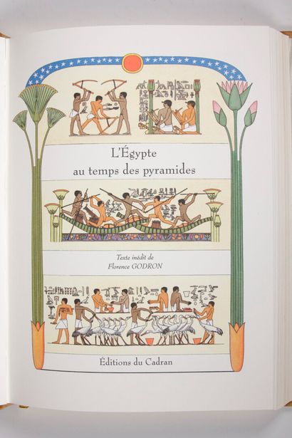 null GODRON (Florence) : L'Égypte au temps des pyramides. Paris, Éditions du Cadran,...