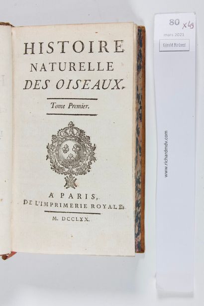 null BUFFON (Georges-Louis LECLERC, Comte de) : OEuvres complètes de M. le Cte de...