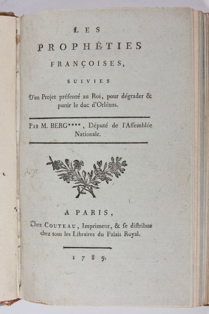 null [Révolution Française] : Recueil factice de 25 publications révolutionnaires,...