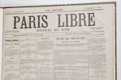 null [COMMUNE de PARIS] 

Paris Libre. Journal du soir. N° 1- 43, mercredi 12 avril-mercredi...