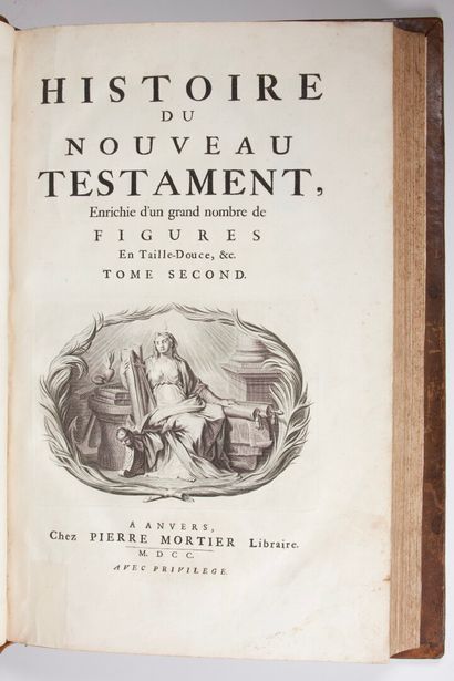 null [BIBLE] : Histoire du vieux et du nouveau testament, Enrichie de plus de quatre...