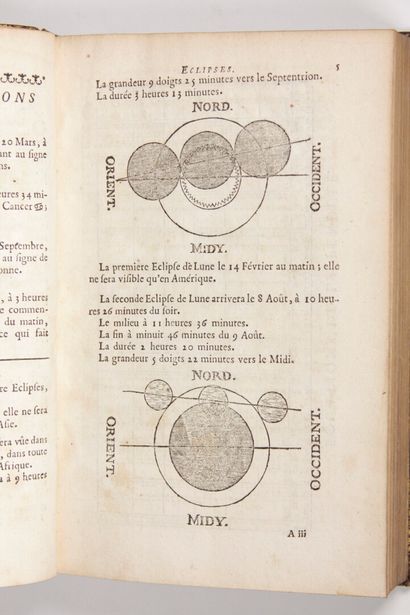 null [RELIURE aux ARMES] Almanach royal pour l'année 1748. Paris, Le Breton, 1748....