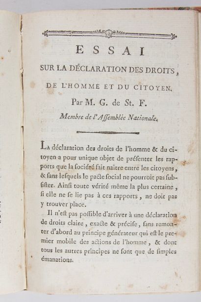 null [Révolution Française] : Recueil factice de 25 publications révolutionnaires,...