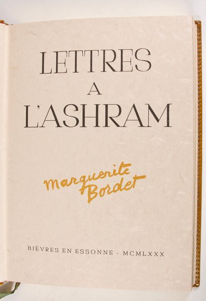 null GANDHI : Lettres à l'Ashram. Traduction par Jean Herbert, illustrations par...