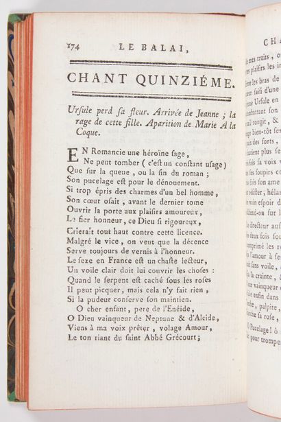 null [DU LAURENS (Henri-Joseph)] : Le Balai, poëme heroï-comique en XVIII chants....