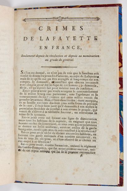 null [Révolution Française] [ANONYME] : Vie publique et privée de M. le Marquis de...