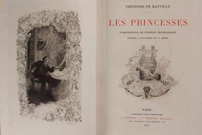 null BANVILLE (Théodore de) : Les Princesses. Compositions de Georges ROCHEGROSSE....