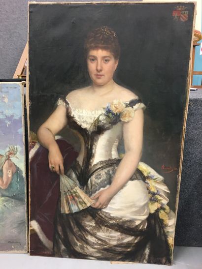 null Alexandre Robert (1817-1890)

Portrait de la Comtesse Barral de Montaunard

Huile...