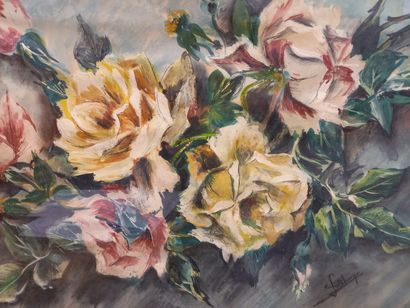 null Bouquet de roses

Gouache

Signé en bas à droite

41 x 57 cm