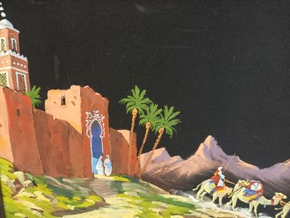 null G MALOUF...

Vue d'Algérie

Huile sur velours

Signée

34 x 68 cm