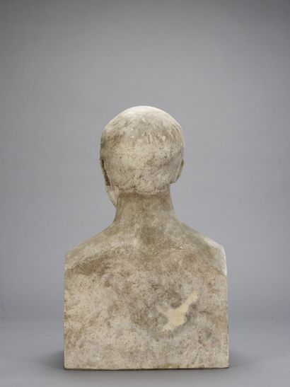 null GRINEVALD 

Buste d'homme en plâtre,

19ème

H : 60 cm