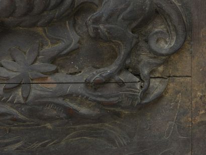 null Panneau sculpté de feuilles d'acanthe

18ème siècle

H : 24 - L: 45 cm

joint...