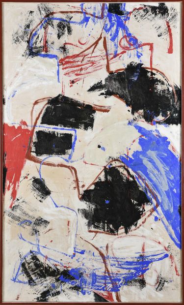 null Henri CASTELLA (1924-2017)

Composition en bleu et rouge

huile sur toile, numérotée...