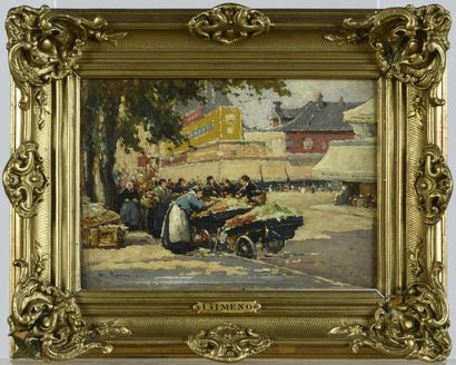 null André GIMENO (1879 - )

Marché à Paris

Deux huiles sur carton, signée

16 x...