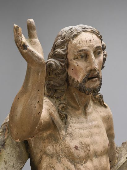 null Christ en gloire

Sujet en bois sculpté polychrome 

18ème siècle, travail italien...