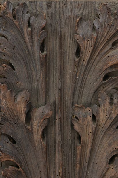 null Panneau sculpté de feuilles d'acanthe

18ème siècle

H : 24 - L: 45 cm

joint...
