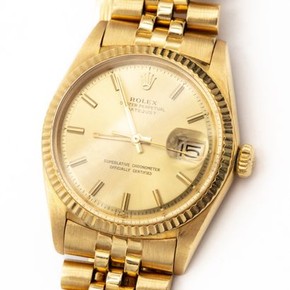 null ROLEX Oyster Perpetual Datejust Superlative Chronometer officially certified....