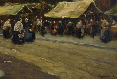 null André GIMENO (1879 - )

Marché à Paris

Deux huiles sur carton, signée

16 x...