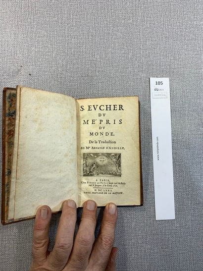 null Saint Eucher. Du mépris du monde. Traduction par Arnauld D'Andilly. Paris, ...