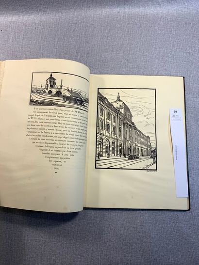 null Marius Audin. Lyon sur le Rhône. Images de Paul Janin. Lyon, 1924. 1 volume...