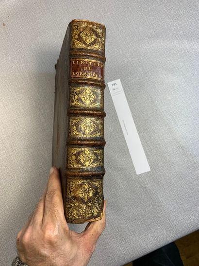 null Quintilien. De l'institution de l'Orateur. 1 volume in-4. Paris, 1718. (Mou...