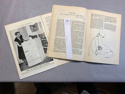 null Médium. Communication surréaliste. N° 3 de mai 1954 (Svanberg) et n°4 de janvier...