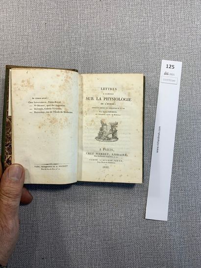 null Isidore Bourdon. Lettres à Camille sur la physiologie de l'homme. Paris, 1830....