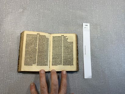 null [Impressions en gothique de la 1ère moitié du XVIe siècle]. 1 volume in-12 constitué...