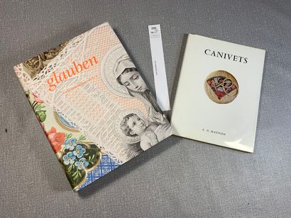 null [Images pieuses]. Un ensemble de 2 volumes : Canivets de la collection Gabriel...