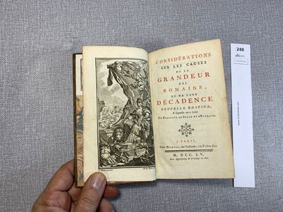 null [Montesquieu]. Considérations sur les causes de la grandeur des romains et de...