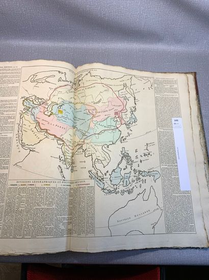 null Lesage. Atlas historique, généalogique, chronologique, géographique. 1 volume...