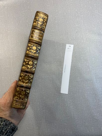 null Cumberland. Traité philosophique des lois naturelles. 1 volume in-4. 1744. Pleine...