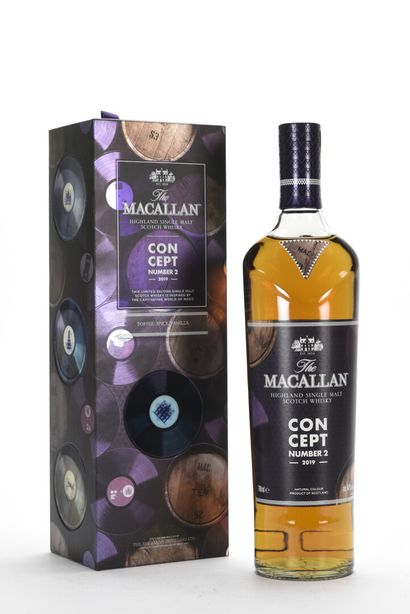 null 1 B WHISKY SINGLE MALT CONCEPT NUMBER 2 70 cl 40% (Coffret) Macallan 2019