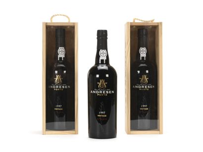 null 3 B PORTO VINTAGE 75 cl 20% (Coffret Bois) (mise en 2000) Andresen 1997