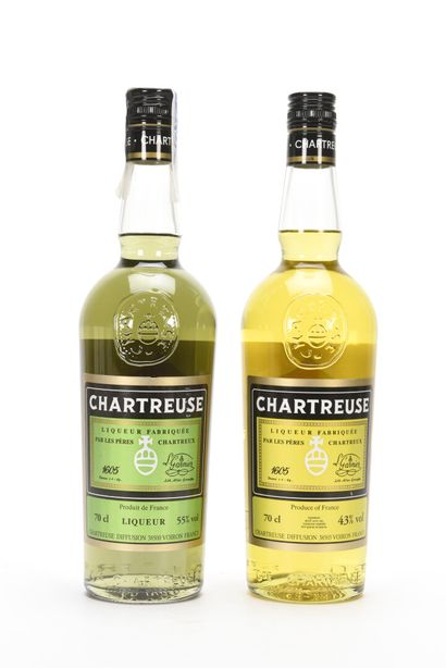 null 1 B CHARTREUSE VERTE SANTA TECLA Edition limitée 70 cl % 55% (pour les festivités...