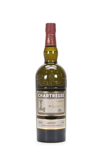 null 3 B CHARTREUSE LIQUEUR DU 9ème CENTENAIRE 70 cl 47% (étui) (mise 2020) Pères...