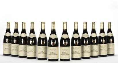 null 12 B BEAUNE CLOS DU ROI (1er Cru) (1 e.l.a; 2 e.a; 1 clm.a.) Château de Santenay...