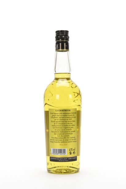 null 2 B CHARTREUSE JAUNE VOIRON 70 cl 43% (étui) (mise 2019) Pères Chartreux NM

1...