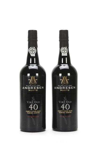null 2 B PORTO VERY OLD 40 ANS D'ÂGE 75 cl 20% Andresen NM