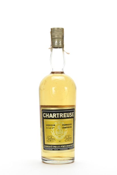 null 1 B CHARTREUSE JAUNE TARRAGONE PÉRIODE 1973-1985 40% (étui légèrement abimé)...